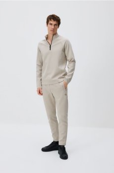 Reserved - Трикотажні штани slim - світло-сірий - 6709L-09X