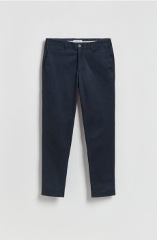 Reserved - Картаті штани-чиноси - темно-синій - YV913-59P