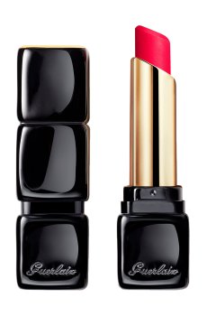Матовая помада для губ Guerlain KissKiss Tender Matte с эффектом сияния, 666 Lucky Pink, 2.8 г