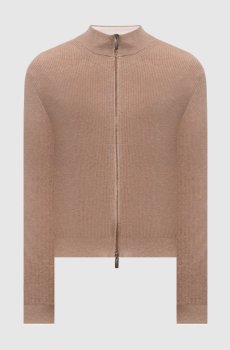 Коричневый кардиган