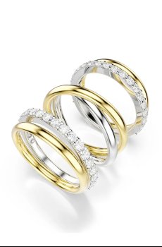 Кольцо Swarovski HYPERBOLA 3 шт