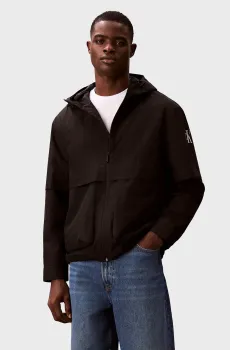 Мужская черная ветровка RIPSTOP Черный M Calvin Klein Jeans LV04RF500G