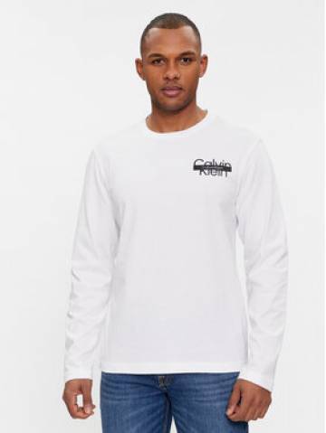 Calvin Klein Longsleeve Cut Through Logo Ls T-Shirt K10K112891 Білий Regular Fit Calvin Klein Longsleeve Cut Through Logo Ls T-Shirt K10K112891 Білий Regular Fit