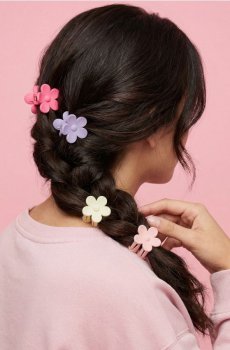 Шпильки для волосся, 4 шт. - різнобарвний