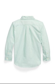 Детская хлопковая рубашка Polo Ralph Lauren