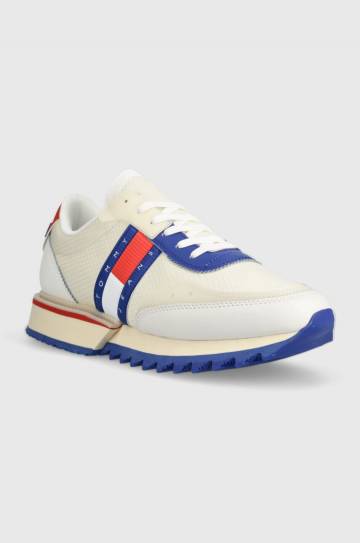 Кроссовки Tommy Jeans TJM RUNNER TRANSLUCENT цвет бежевый EM0EM01219 Кроссовки Tommy Jeans TJM RUNNER TRANSLUCENT цвет бежевый EM0EM01219