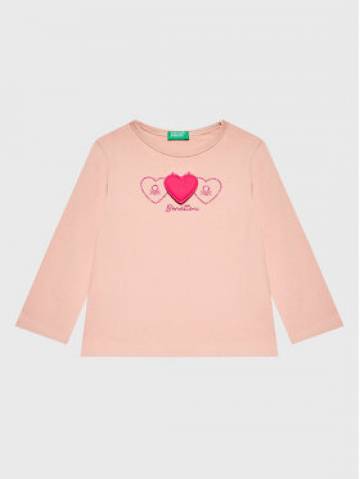 United Colors Of Benetton Блузка 3ATNG105X Рожевий Regular Fit United Colors Of Benetton Блузка 3ATNG105X Рожевий Regular Fit