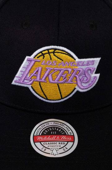 Кепка из смесовой шерсти Mitchell&Ness Brooklyn Nets цвет чёрный с аппликацией Кепка из смесовой шерсти Mitchell&Ness Brooklyn Nets цвет чёрный с аппликацией