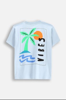 Детская хлопковая футболка Coccodrillo