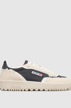 Синие комбинированные кроссовки с логотипом