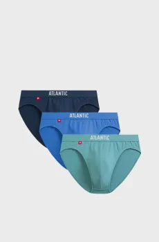 Мужские брифы (3 шт) Разноцветный S Atlantic 3MP-094