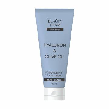 Крем для рук BEAUTYDERM Skin Care Hyaluron & Olive Oil Hand Cream, 75 мл Крем для рук BEAUTYDERM Skin Care Hyaluron & Olive Oil Hand Cream, 75 мл