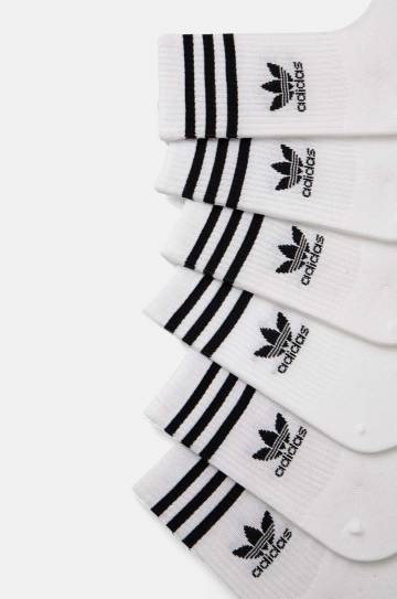 Носки adidas Originals Adicolor цвет белый JE1828 Носки adidas Originals Adicolor цвет белый JE1828