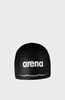 Черная шапочка для плавания AQUAFORCE WAVE CAP Черный M Arena 005371-501