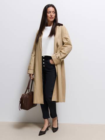 Mohito - Джинси мом slim - сірий - 36