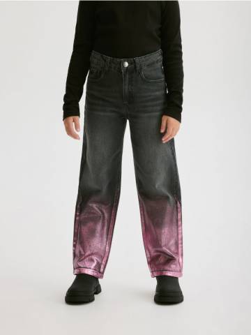 Reserved - GIRLS` JEANS TROUSERS - сірий - 991BF-90J Reserved - GIRLS` JEANS TROUSERS - сірий - 991BF-90J