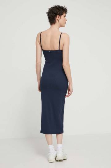 Платье Roxy Wavey Lady цвет синий midi облегающее ERJKD03469 Платье Roxy Wavey Lady цвет синий midi облегающее ERJKD03469