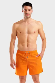 Мужские оранжевые плавательные шорты BEACH BOXER SOLID Оранжевый XL Arena 007137-310