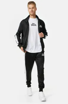 Мужской черный спортивный костюм (кофта, брюки) PEMBER Черный XL Lonsdale 113952