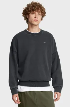 Мужской черный свитшот UA Icon HWT Flc Wash OS Crew Черный XL Under Armour 1386553-001