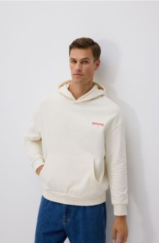 Reserved - Бавовняне худі з капюшоном SUPERMAN™ - кремовий - 748FW-01P