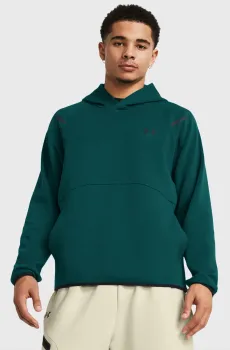 Мужское зеленое худи UA Unstoppable Flc HD Зеленый M Under Armour 1383042-449