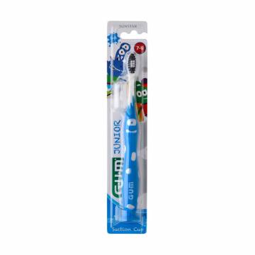 Детская зубная щётка GUM Junior Monster мягкая, голубая, от 7 до 9 лет, 1 шт Детская зубная щётка GUM Junior Monster мягкая, голубая, от 7 до 9 лет, 1 шт
