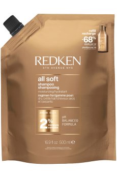 Увлажняющий шампунь Redken All Soft Shampoo для сухих и ломких волос, 500 мл (дойпак)