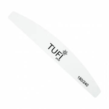 Пилка для ногтей Tufi profi Premium Полукруг 180/240 грит, белая, 1 шт (0231934) Пилка для ногтей Tufi profi Premium Полукруг 180/240 грит, белая, 1 шт (0231934)