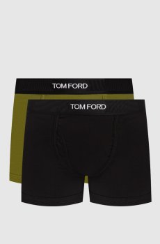 Набор трусов-боксеров с контрастным логотипом