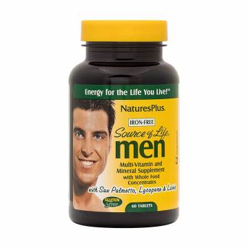 Мультивитамины и минералы для мужчин NaturesPlus Source Of Life Men, 60 таблеток Мультивитамины и минералы для мужчин NaturesPlus Source Of Life Men, 60 таблеток