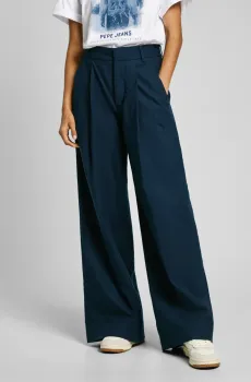 Женские темно-синие брюки Синий S Pepe Jeans PL211781