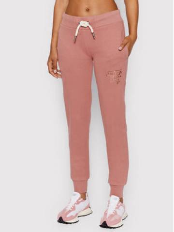 Superdry Спортивні штани Script Style W7010615A Рожевий Regular Fit Superdry Спортивні штани Script Style W7010615A Рожевий Regular Fit