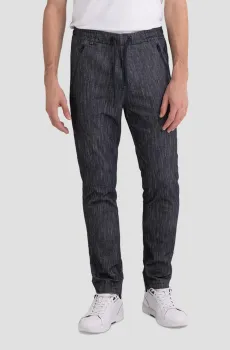 Мужские темно-синие брюки Синий 32-30 Replay M9685 .000.52367