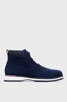 Мужские темно-синие замшевые дезерты CORPORATE OUTDOOR SUEDE BOOT Синий 43 Tommy Hilfiger FM0FM05147