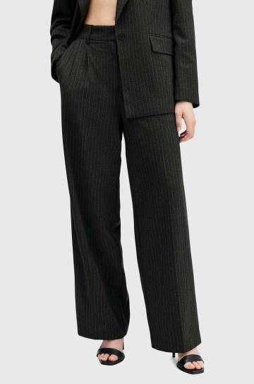 Брюки AllSaints AVERIE PIN женские цвет серый прямые средняя посадка W009QB Брюки AllSaints AVERIE PIN женские цвет серый прямые средняя посадка W009QB