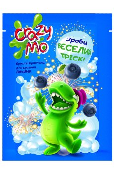 Хрустящие кристалы для купания Crazy Mo с ароматом ежевики, 30 г