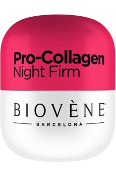 Ночной крем для лица Biovene Pro-Collagen + Q10 & Caffeine Night Firm Rehydration с коллагеном, 50 мл