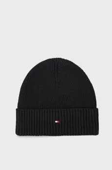 Мужская черная шапка ESSENTIAL FLAG Черный ONESIZE Tommy Hilfiger AM0AM10337