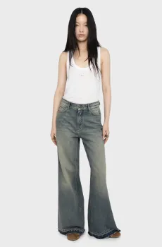 Женские синие джинсы Eli Синий 24 ZADIG&VOLTAIRE WWJE01328_LIGHT BLUE