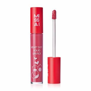 Жидкая помада для губ Missai Velvet Soft Liquid Lipstick тон 04, 5 г Жидкая помада для губ Missai Velvet Soft Liquid Lipstick тон 04, 5 г