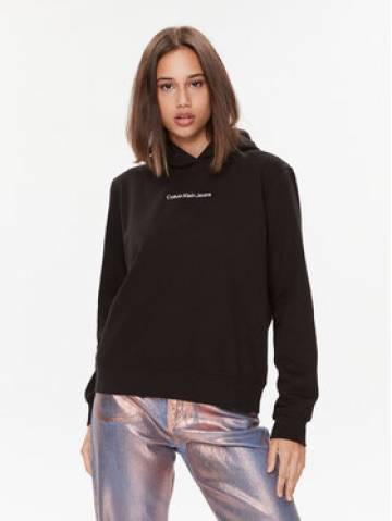 Calvin Klein Jeans Світшот Institutional J20J221066 Чорний Regular Fit Calvin Klein Jeans Світшот Institutional J20J221066 Чорний Regular Fit