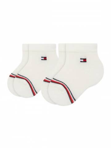 Tommy Hilfiger Набір 2 пар високих дитячих шкарпеток 701220516 Білий Tommy Hilfiger Набір 2 пар високих дитячих шкарпеток 701220516 Білий