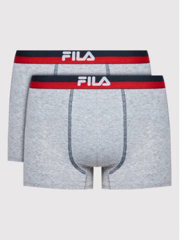 Fila Набір з 2 пар боксерів FU5020/2 Сірий Fila Набір з 2 пар боксерів FU5020/2 Сірий