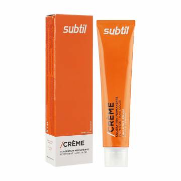 Стойкая крем-краска для волос Subtil Creme Permanent Hair Color 7-1 Пепельный блондин, 60 мл