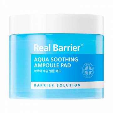 Увлажняющие успокаивающие пады для лица Real Barrier Aqua Soothing Ampoule Pad, 90 мл, 70 шт Увлажняющие успокаивающие пады для лица Real Barrier Aqua Soothing Ampoule Pad, 90 мл, 70 шт