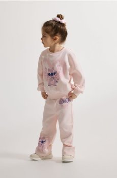 Reserved - Спортивні штани Ліло і Стіч - пастельний рожевий - 799HN-03X