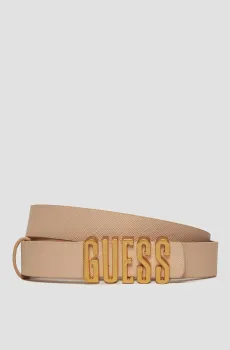 Женский бежевый ремень Бежевый L Guess BW7848.P3425;SAN