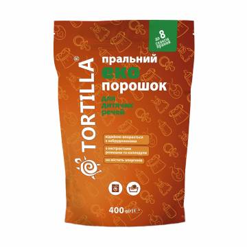 Стиральный порошок Tortilla Eco для детских вещей, 8 стирок, 400 г Стиральный порошок Tortilla Eco для детских вещей, 8 стирок, 400 г