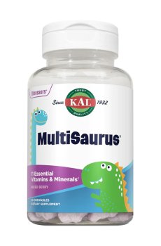 Детские мультивитамины KAL MultSaurus Mixed Berry, 60 жевательных таблеток